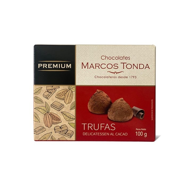TRUFAS DELICATESSEN AL CACAO 100 Gr.